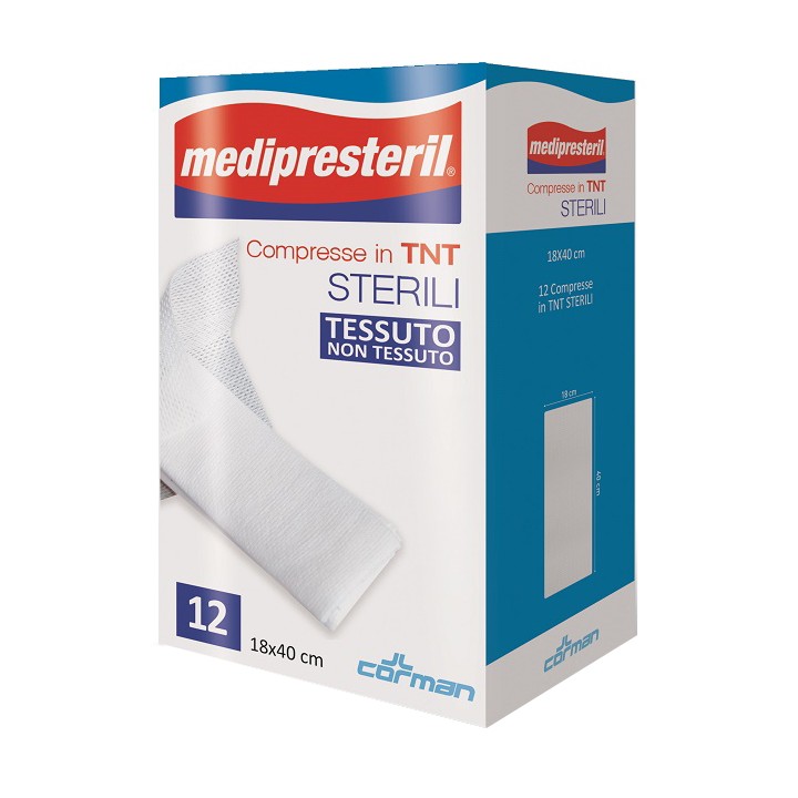 MEDIPRESTERIL COMPR TNT 18X40