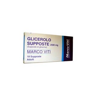 GLICEROLO MV*AD 18SUPP 2250MG