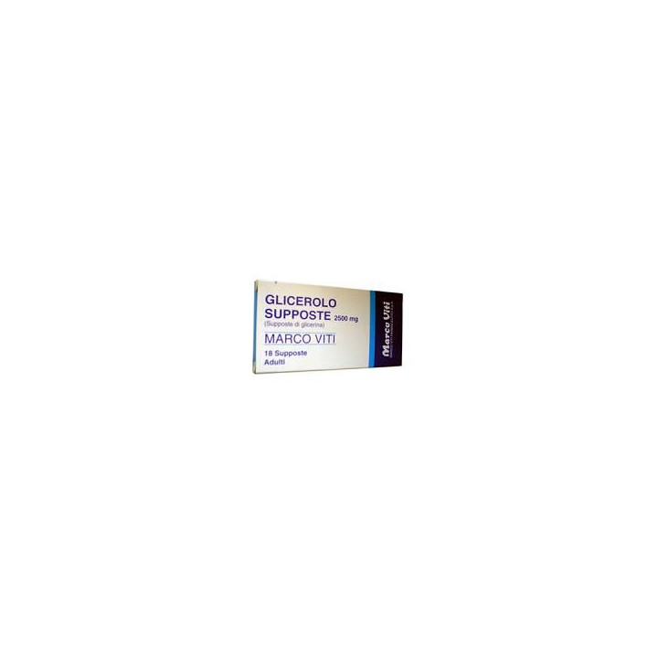 GLICEROLO MV*AD 18SUPP 2250MG