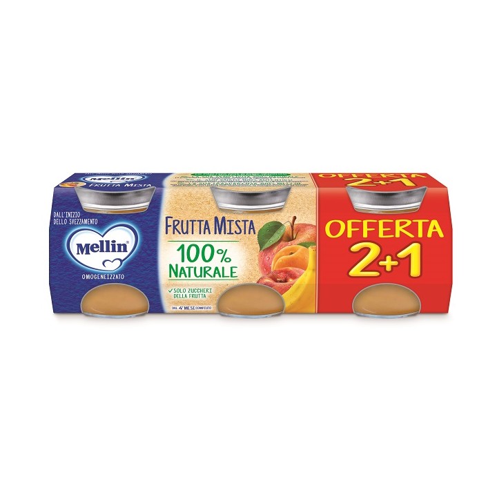 MELLIN OMOG FRUTTA MIX 3PZ