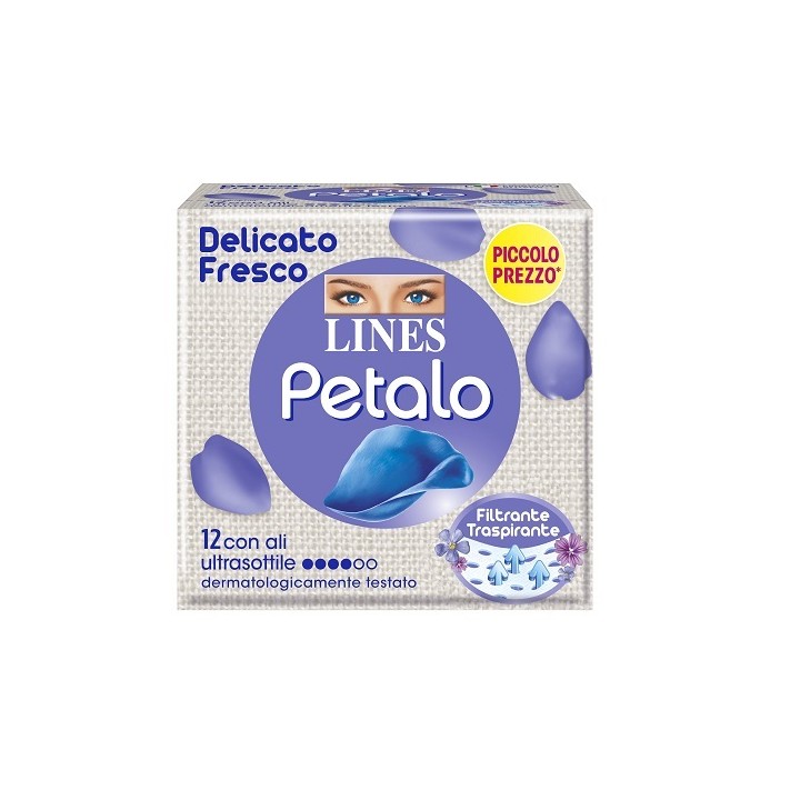 LINES PETALO BLU C/ALI 12PZ