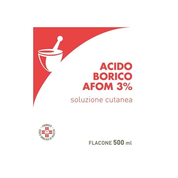 ACIDO BORICO AFOM*3% 500ML