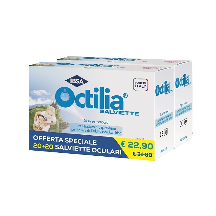 OCTILIA SALVIETTE BIPACK 20+20