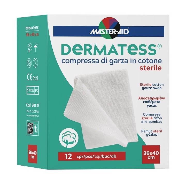 DERMATESS COT GARZA 36X40 12PZ