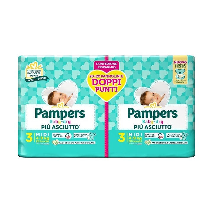 PAMPERS BD DUO DOWNCOUNT M 40P