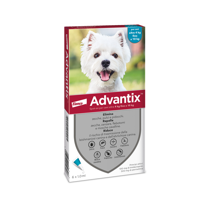 ADVANTIX SPOT ON*6PIP 4-10KG