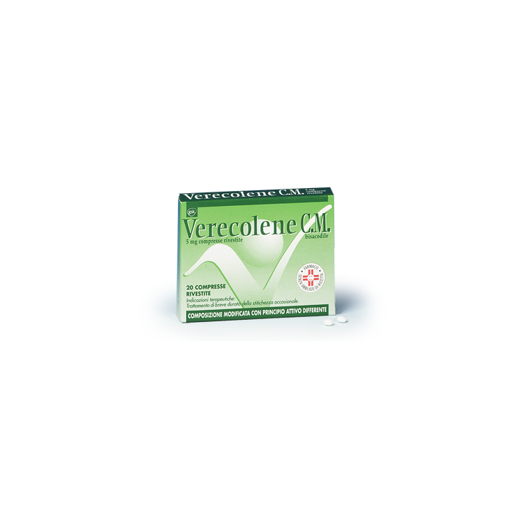 VERECOLENE CM*20CPR RIV 5MG