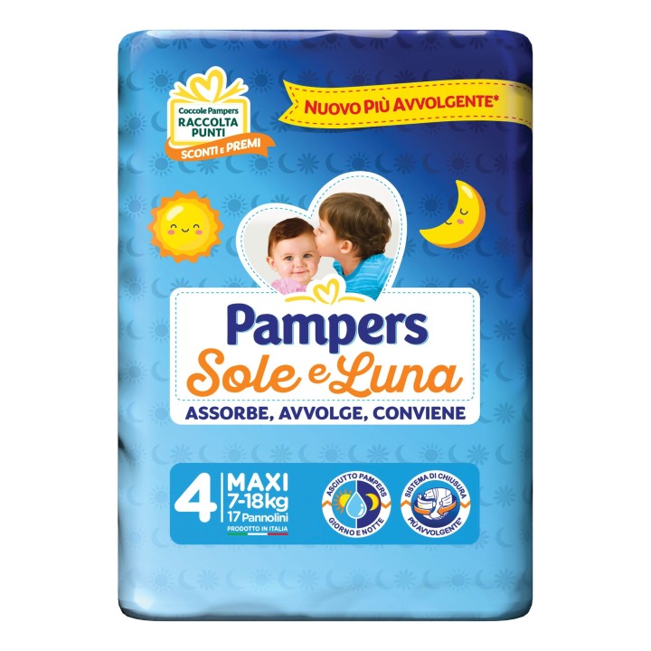 Pampers sole&luna maxi 17pz