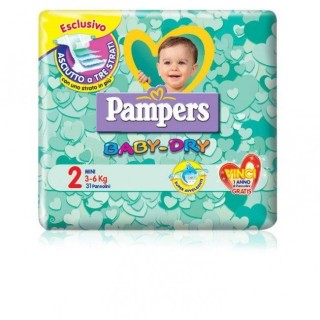 Pampers baby dry mini 31pz
