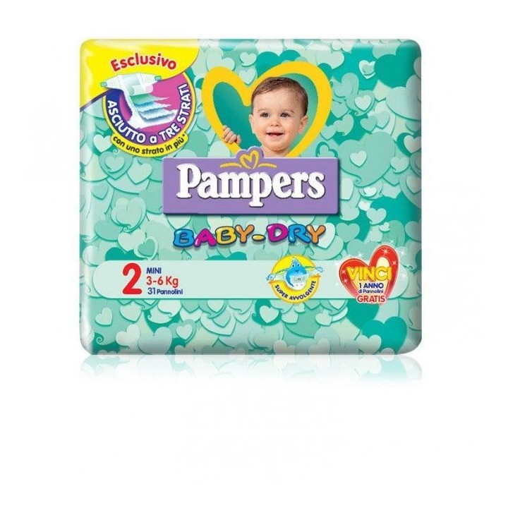 Pampers baby dry mini 31pz