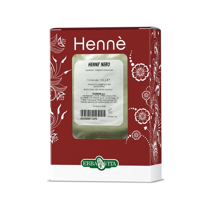 HENNE COLOR CAP NERO 100G