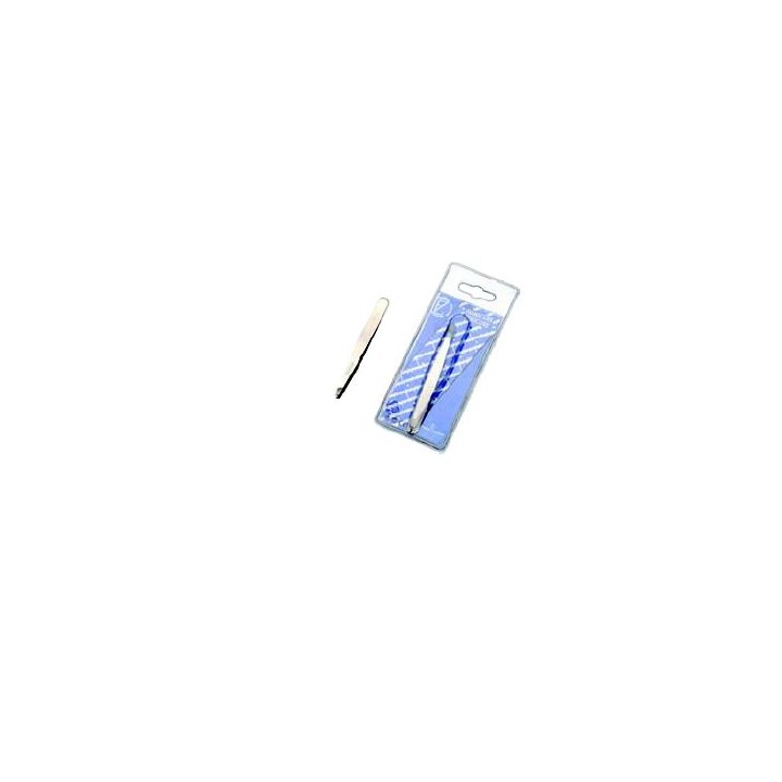 PINZETTA DEPILAT INOX PU OBL