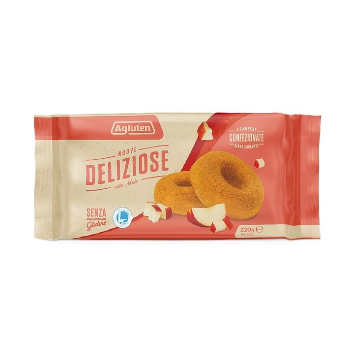 AGLUTEN NUOVE DELIZ MELE 4X55G