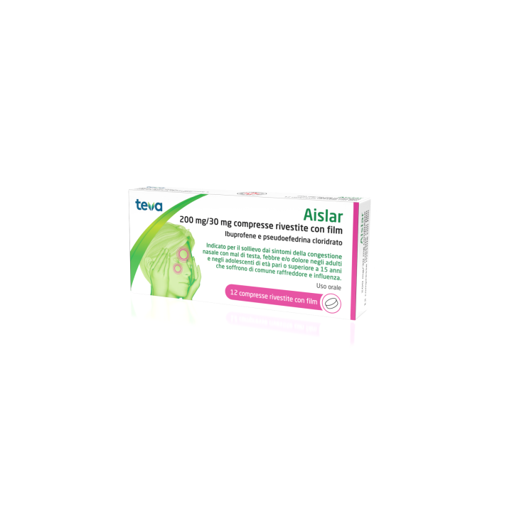 AISLAR*12CPR RIV 200MG+30MG