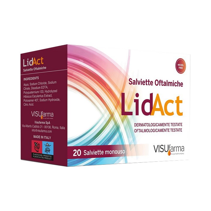 LIDACT SALVIETTE OFT MON 20PZ
