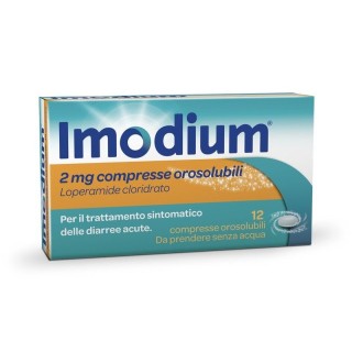 IMODIUM*12CPR OROSOL 2MG