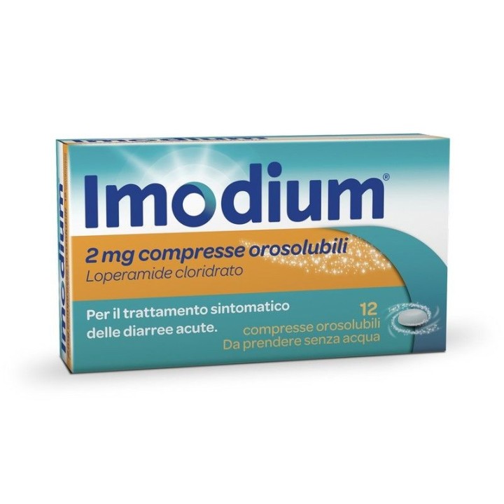 IMODIUM*12CPR OROSOL 2MG