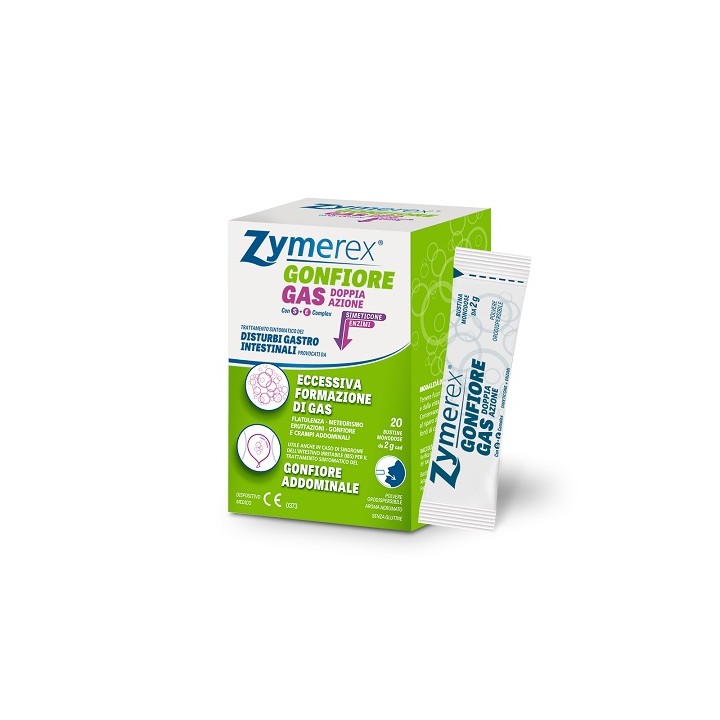 ZYMEREX GONFIORE GAS DOPPIA AZ