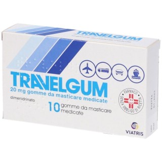 TRAVELGUM*10GOMME MAST 20MG