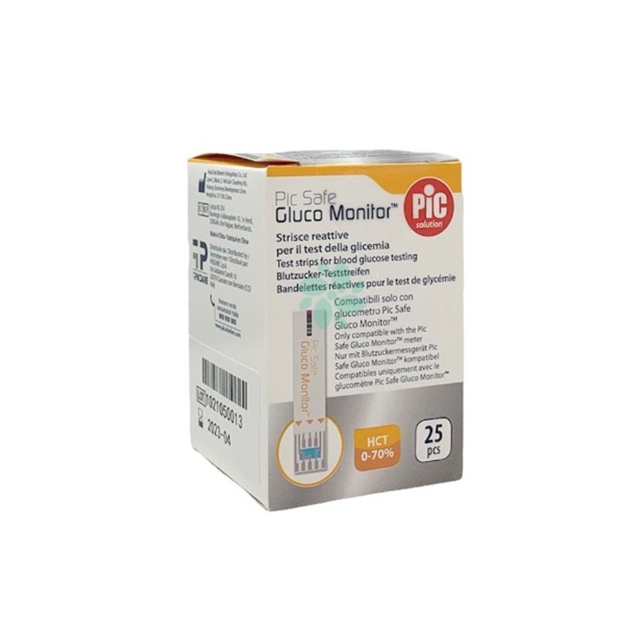 PIC STRISCE GLUCO MONITOR 25PZ