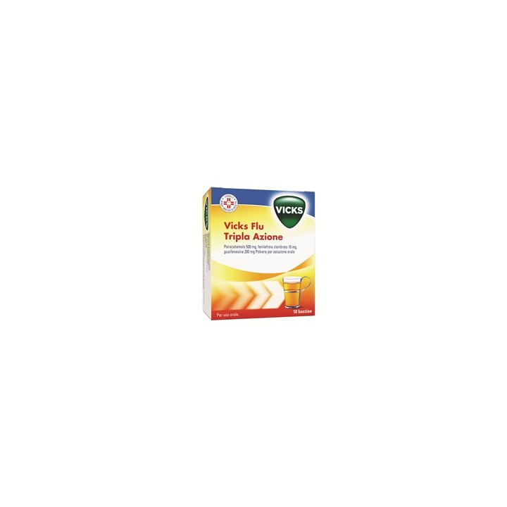 VICKS FLU TRIPLA A*OS 10BUST
