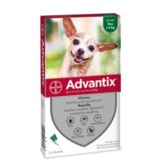 ADVANTIX SPOT ON*1PIP 0-4KG