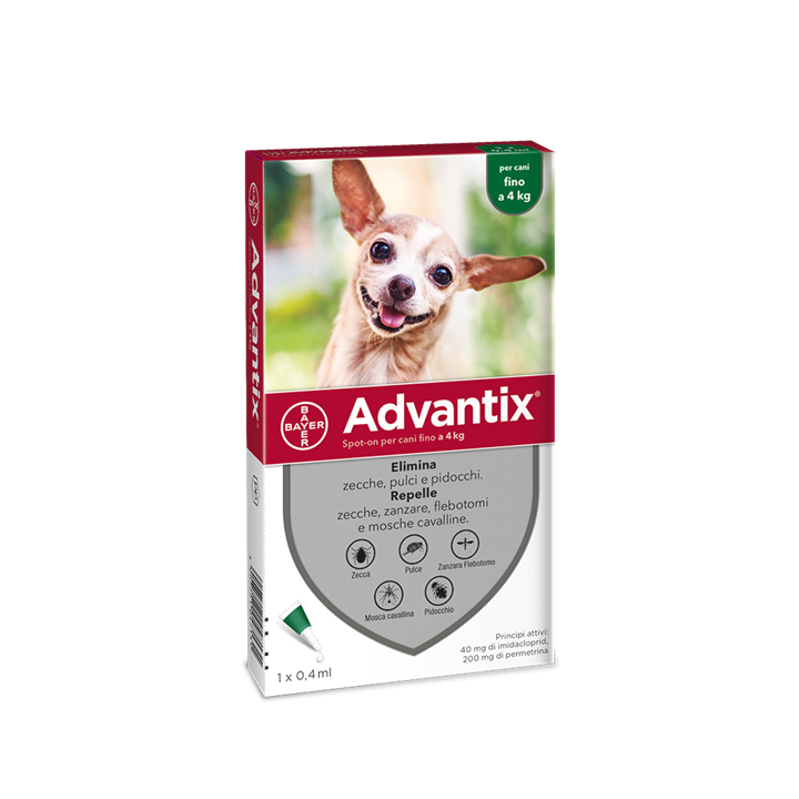 ADVANTIX SPOT ON*1PIP 0-4KG