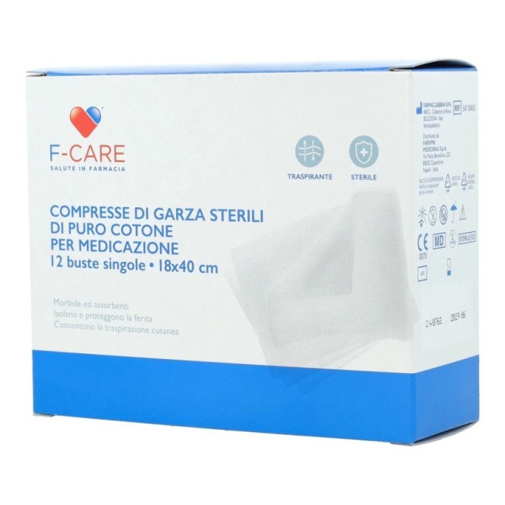 GARZA F CARE COT12/8 18X40 12P
