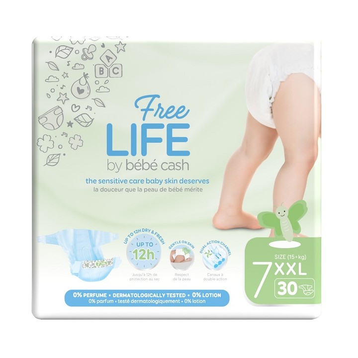FREELIFE BEBECASH XXL TG7 30PZ