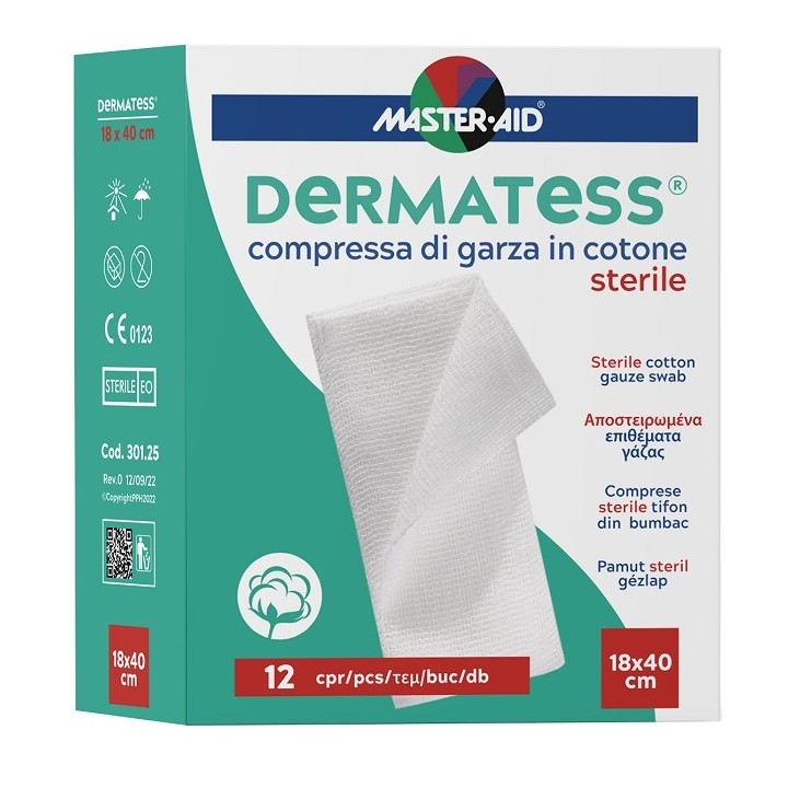 DERMATESS COT GARZA 18X40 12PZ