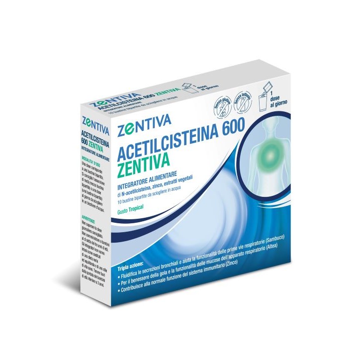 ACETILCISTEINA 600 ZENT 10BUST