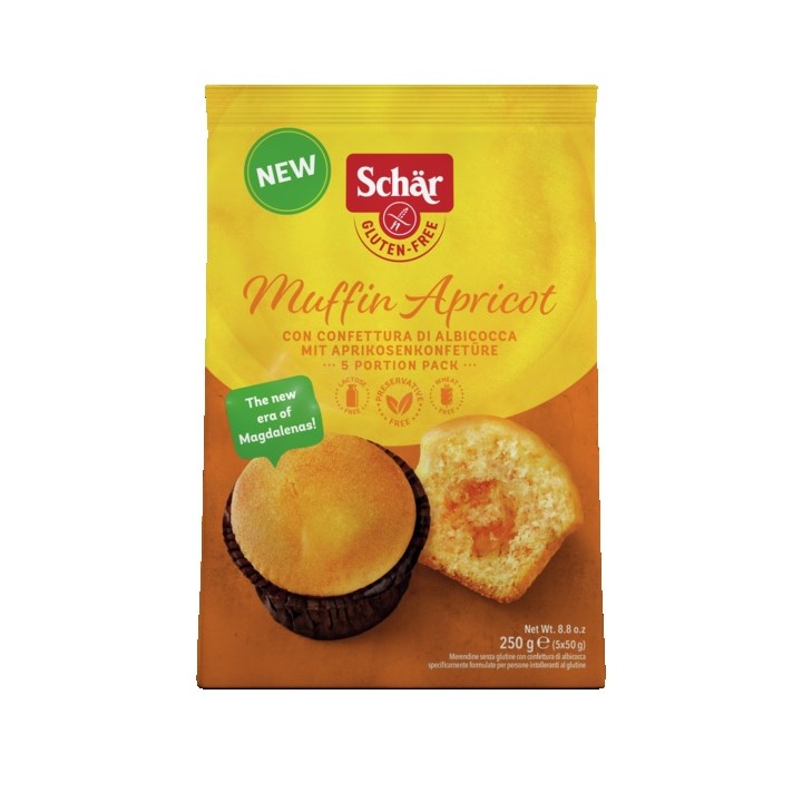 SCHAR MUFFIN APRICOT 5PZ