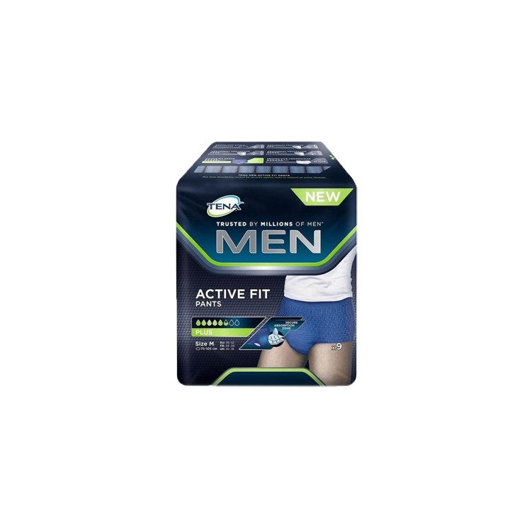 TENA MEN PANTS ACTIVE FIT M 9P