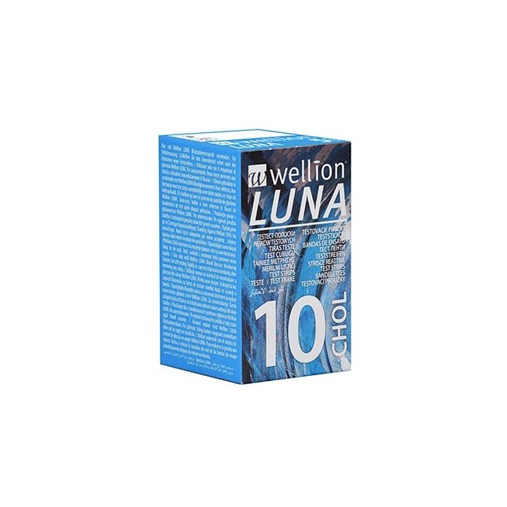 WELLION LUNA CHOLES STRIPS10PZ