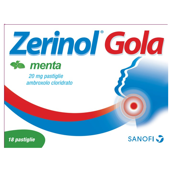 ZERINOL GOLA MENTA*18PAST 20MG