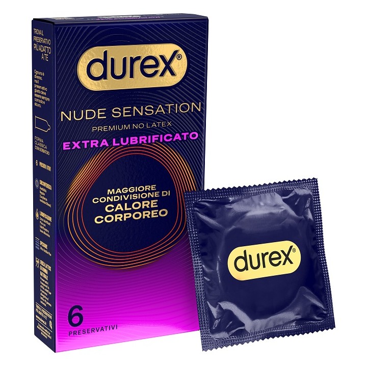 DUREX NUDE SENS REG EX LUBR6PZ