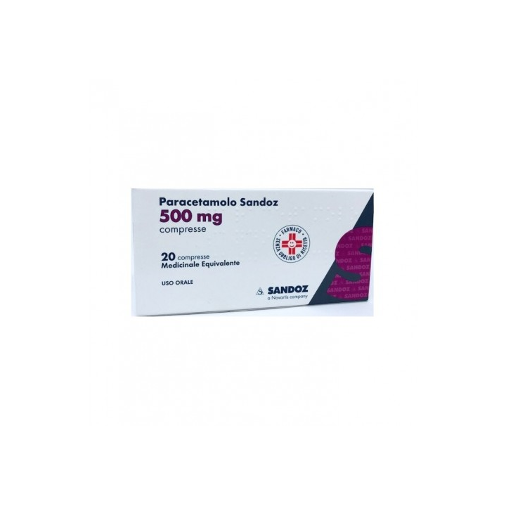PARACETAMOLO SAND*20CPR 500MG