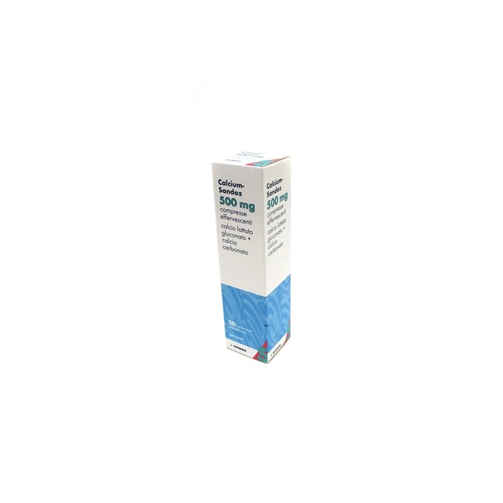 CALCIUM SANDOZ*20CPR EFF 500MG