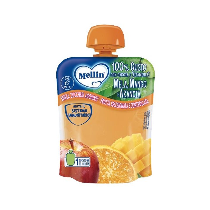 MELLIN POUCH ARANCIA MANGO 90G