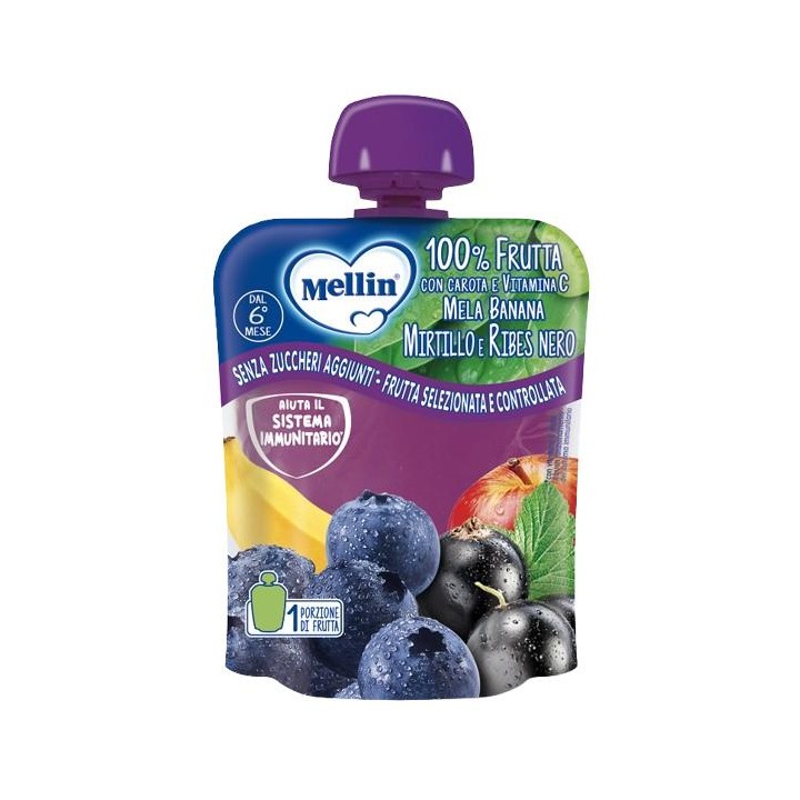 MELLIN POUCH MIRTILLO/RIBES90G