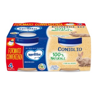 MELLIN OMOG CONIGLIO 4X80G