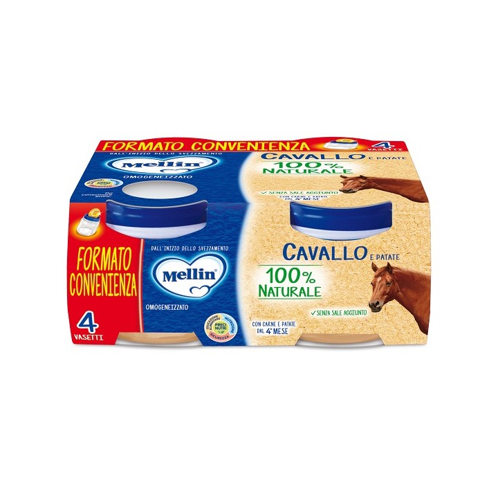 MELLIN OMOG CAVALLO 4X80G