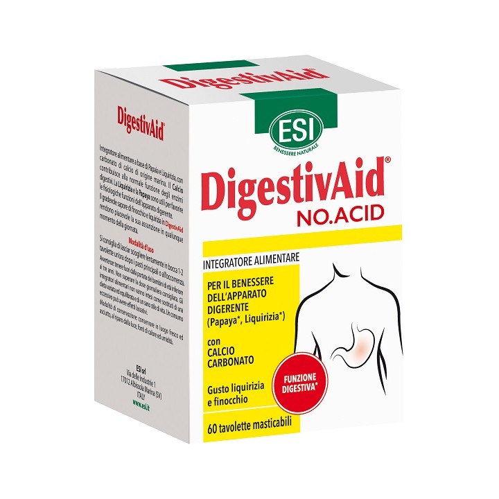 ESI DIGESTIVAID NO ACID 60TAV