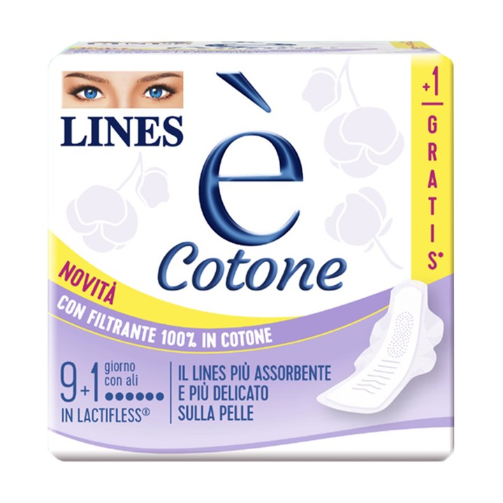 LINES E' COTONE ALI 10PZ