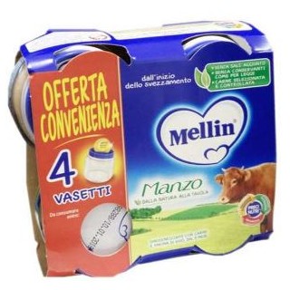 MELLIN OMOG MANZO 4X80G