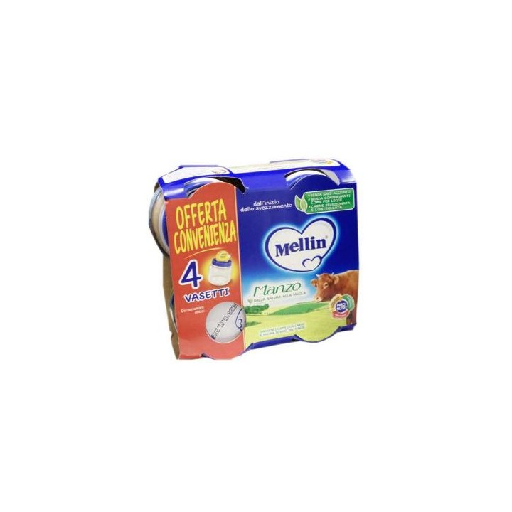 MELLIN OMOG MANZO 4X80G