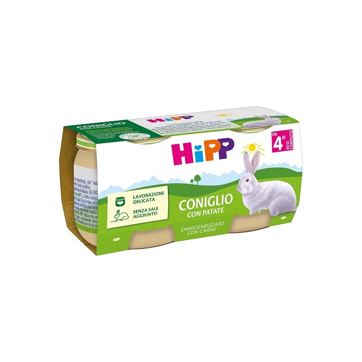 HIPP OMOG CONIGLIO PATATE2X80G