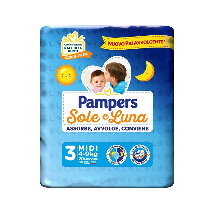PAMPERS SL MIDI 20PZ
