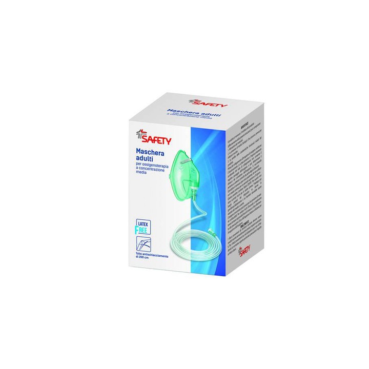 MASCHERA OSSIGENOTERAPIA C/TUB