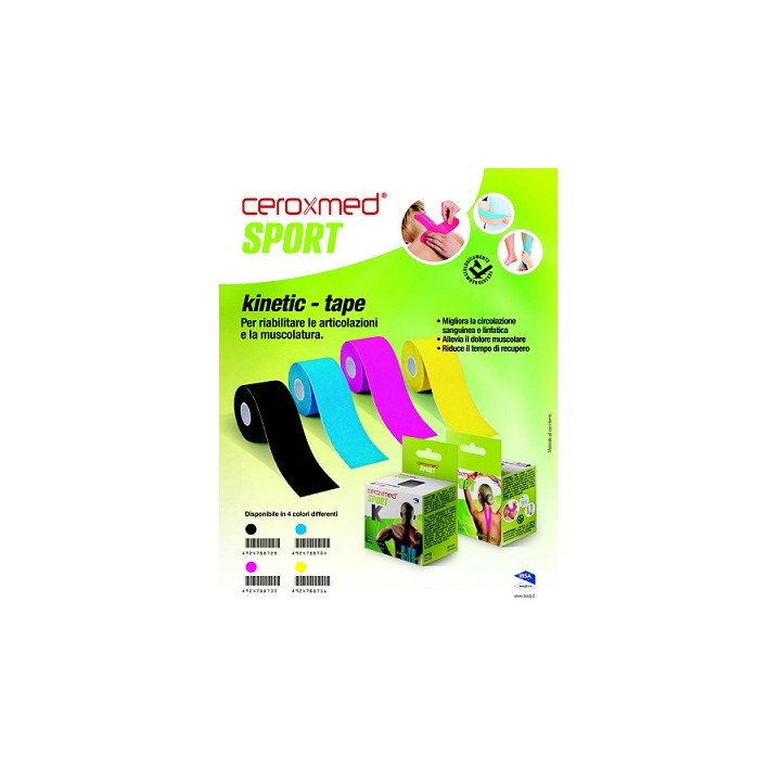 CEROXMED SPORT KINETIC TAPE BL
